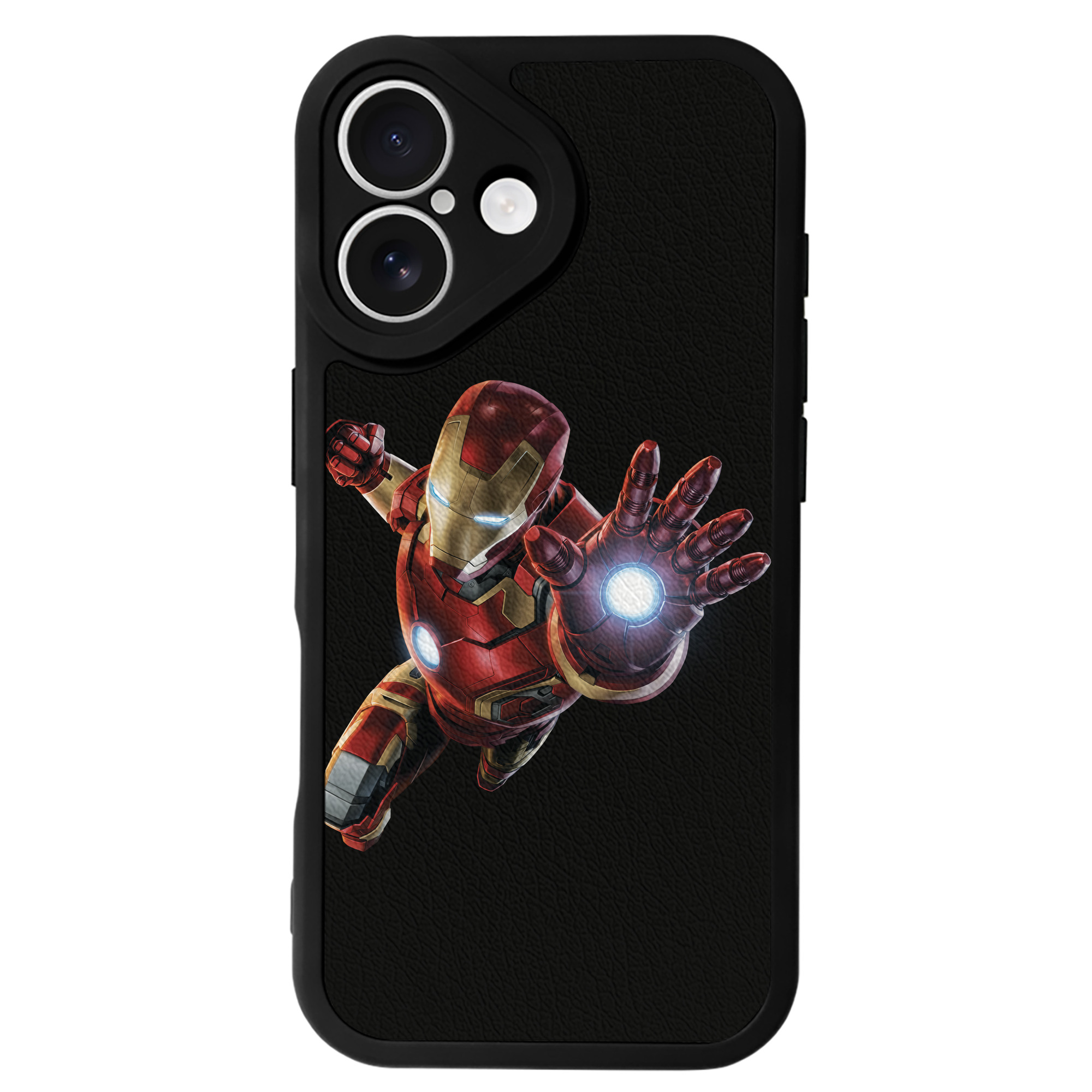 （画像用） アベンジャーズ The Avengers 【iPhone 16シリーズ対応】シリコンスマホケース（レザー調） 材質：シリコン
